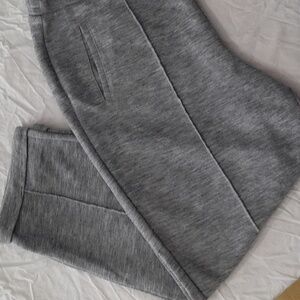 Gray sweatpants